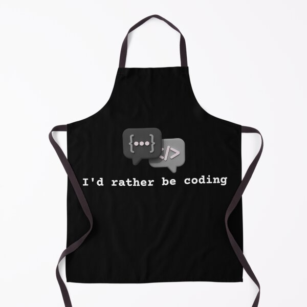 Item preview, I'd Rather Be Coding - Funny Gift for Programmers & Developers designed and sold by TheCuriousPawn.