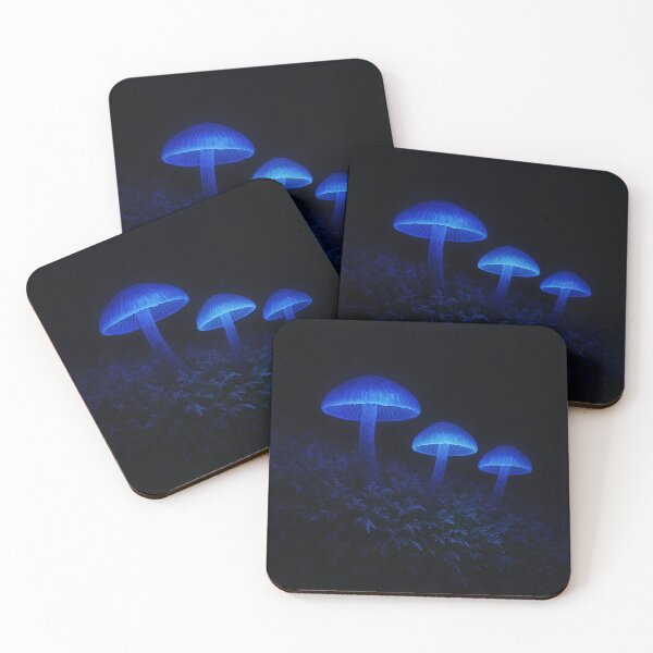 Item preview, The Silent Glow of the Forest: Bioluminescent Fungi Illuminating the Night designed and sold by Roland Keates aka Lost Histories .