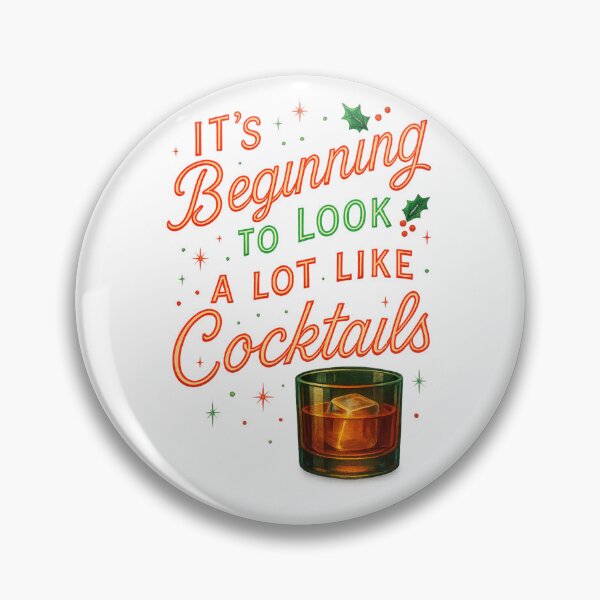 Item preview, It’s Beginning to Look a Lot Like Cocktails Retro Christmas Cheers! designed and sold by Taberland.