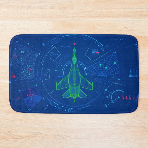 Item preview, military technology, graphic of air fighter with futuristic interface designed and sold by NiamLab.