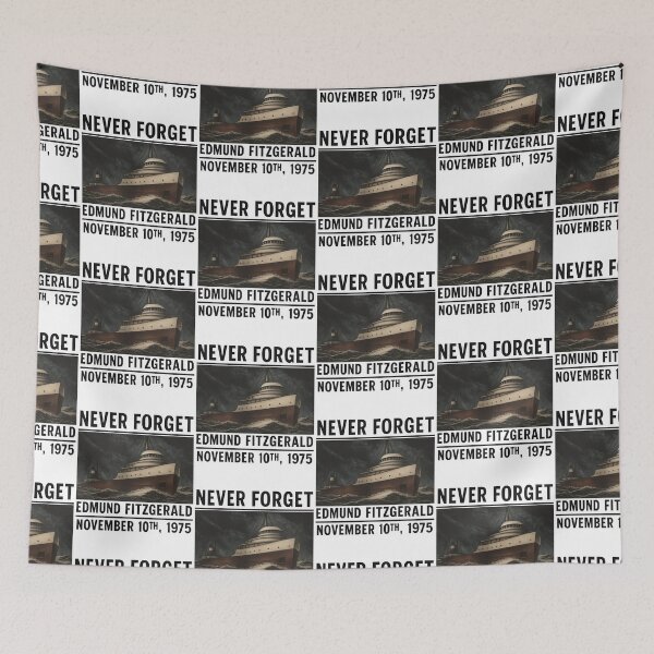 Item preview, Never Forget Edmund Fitzgerald Retro designed and sold by FlowSonic.