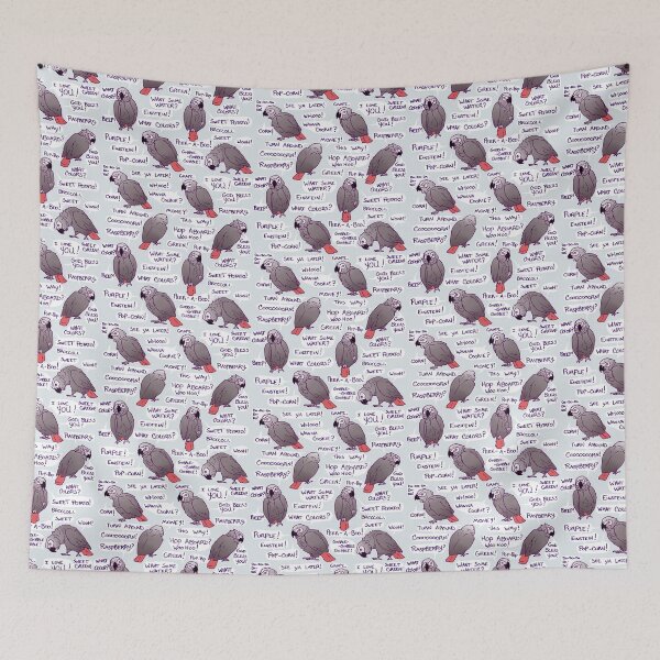 Item preview, Einstein African Grey Parrot Funny Quotes designed and sold by einsteinparrot.