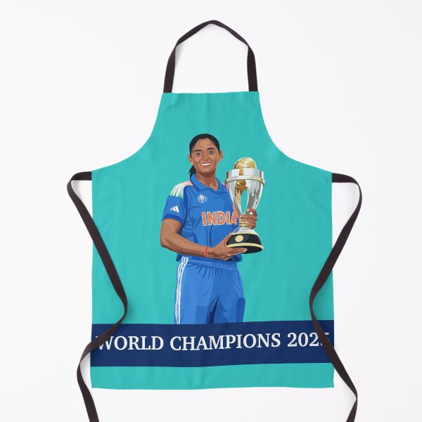 Item preview, Harmanpreet Kaur Lifting Trophy designed and sold by Ritesh Digify Store.