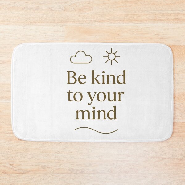 Item preview, Be Kind to Your Mind — Minimalist Daily Affirmation designed and sold by WearTheArtx.