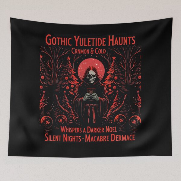 Item preview, Gothic Yuletide Haunts Skeleton designed and sold by CREEPY CRAZE.