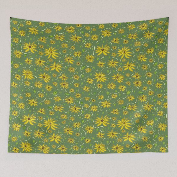Item preview, Flowers on the Green designed and sold by Hannah Hutchison.