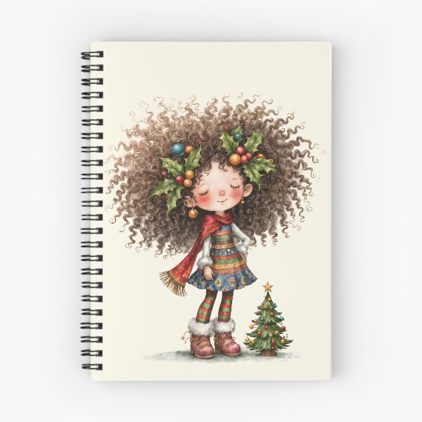 Item preview, Cute elf figurine with curly mane, elf girl in Norwegian style, curly elf for Christmas, Christmas girl with curls, festive, magical designed and sold by Connys Colorful World.