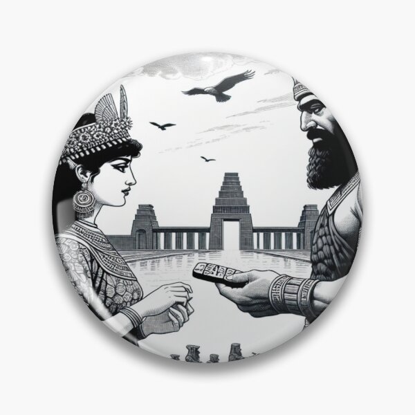 Item preview, Mesopotamia, Ishtar, Gilgamesh, cuneiform tablets, palm tree, river, Gate designed and sold by Redbdon.