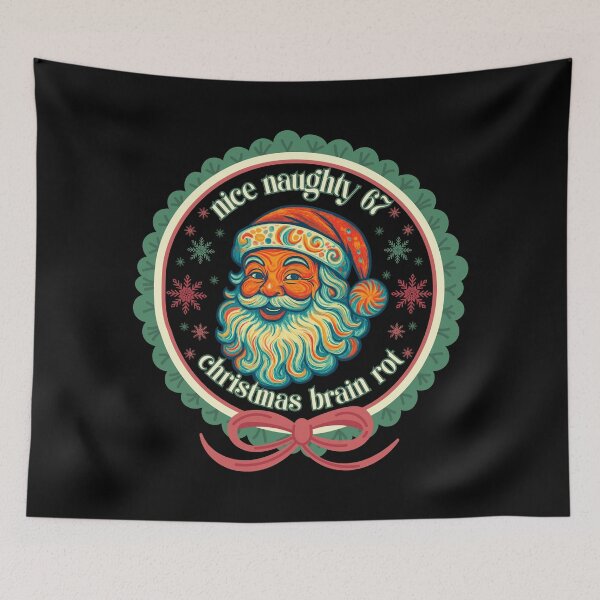 Item preview, Retro Santa 67 Christmas Brain Rot | Groovy Holiday Design designed and sold by PROPera-design.