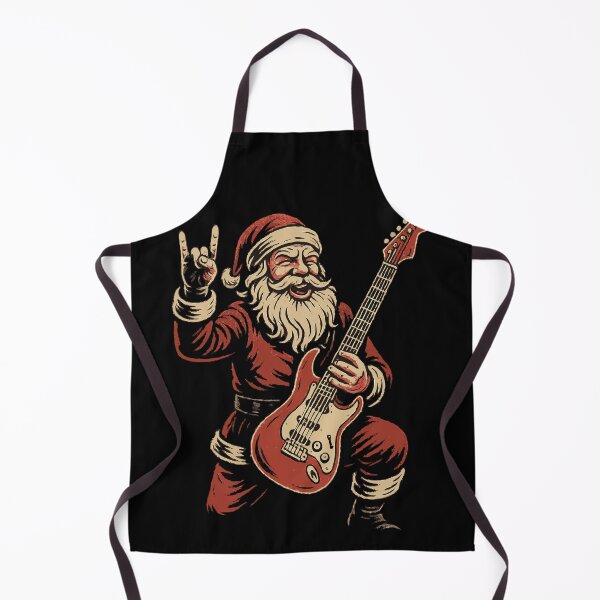 Item preview, Rockin’ Santa Claus Playing Electric Guitar – Funny Cool Christmas Music Lover & Guitarist Holiday Design designed and sold by BrainBubbleArt.