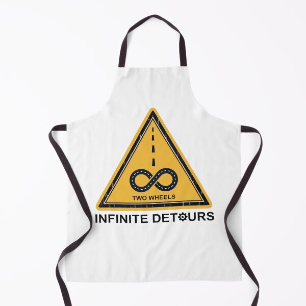 Item preview, Two Wheels Infinite Detours Cycling designed and sold by Esskay Designs.