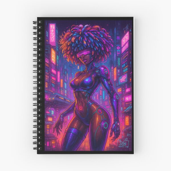 Item preview, Cyberpunk woman designed and sold by SCGraphicDesign.