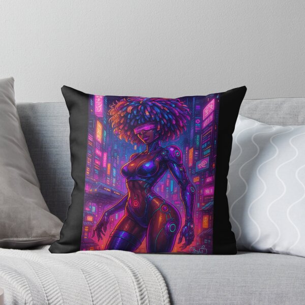 Item preview, Cyberpunk woman designed and sold by SCGraphicDesign.