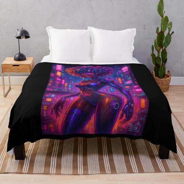 Item preview, Cyberpunk woman designed and sold by SCGraphicDesign.