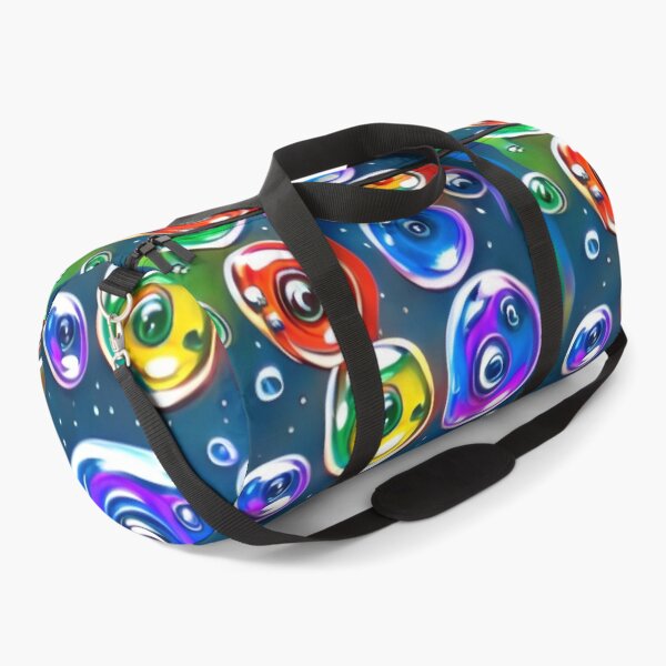 Item preview, abstract and simple drawing of many amoebas with many transparent colors floating in water, dark fantasy, graffiti, anime, conceptual art designed and sold by gulka8.