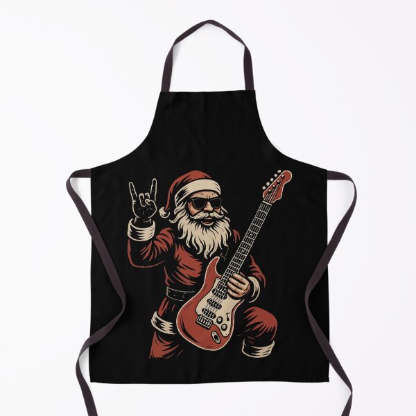 Item preview, Rockin’ Santa Claus with Electric Guitar – Cool Christmas Musician in Sunglasses | Funny Holiday Rock & Roll Design designed and sold by BrainBubbleArt.