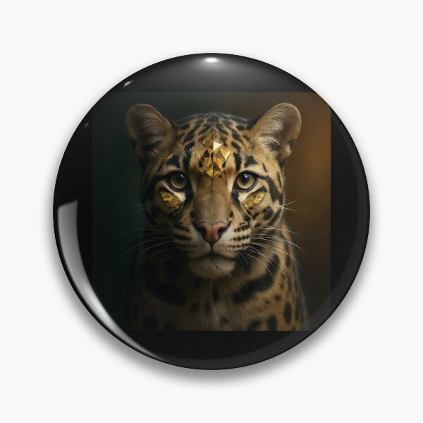 Item preview, Ocelot Majesty – GeoWild Golden Spirit designed and sold by GeoWild Designs.