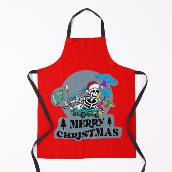 Item preview, Funny Trippy Skeleton Skater Christmas designed and sold by CREEPY CRAZE.
