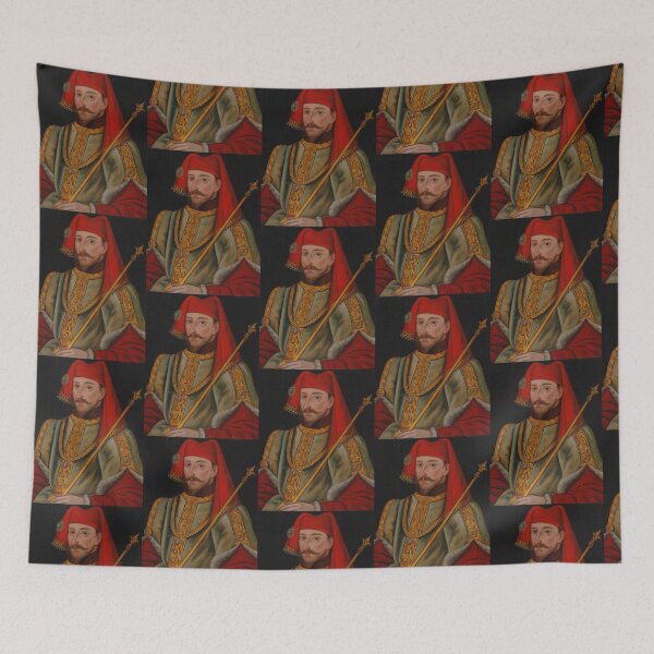 Item preview, Portrait of a Medieval Man in fancy clothing designed and sold by Vintage Designs +.