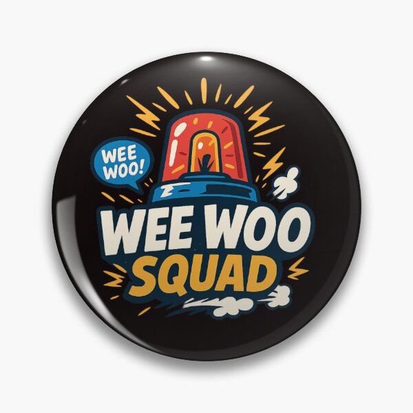 Item preview, Wee Woo Squad – Funny Emergency Siren Cartoon Design designed and sold by FrameFlow.