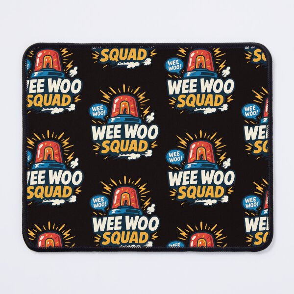 Item preview, Wee Woo Squad – Funny Emergency Siren Cartoon Design designed and sold by FrameFlow.