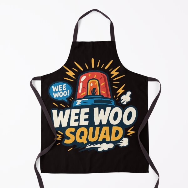 Item preview, Wee Woo Squad – Funny Emergency Siren Cartoon Design designed and sold by FrameFlow.