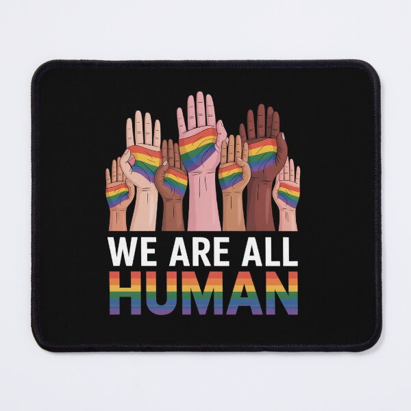 Item preview, Rainbow Lgbt Gay Pride We Are All Human designed and sold by AnixieArtFun.