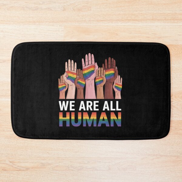 Item preview, Rainbow Lgbt Gay Pride We Are All Human  designed and sold by AnixieArtFun.