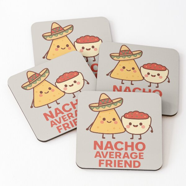 Item preview, Nacho Average Friend – Cute Kawaii Nacho and Salsa Funny Food Pun Design designed and sold by Dezpro.