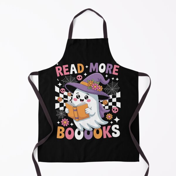 Item preview, Read More Books Ghost Reading Book Teacher Halloween designed and sold by AnixieArtFun.