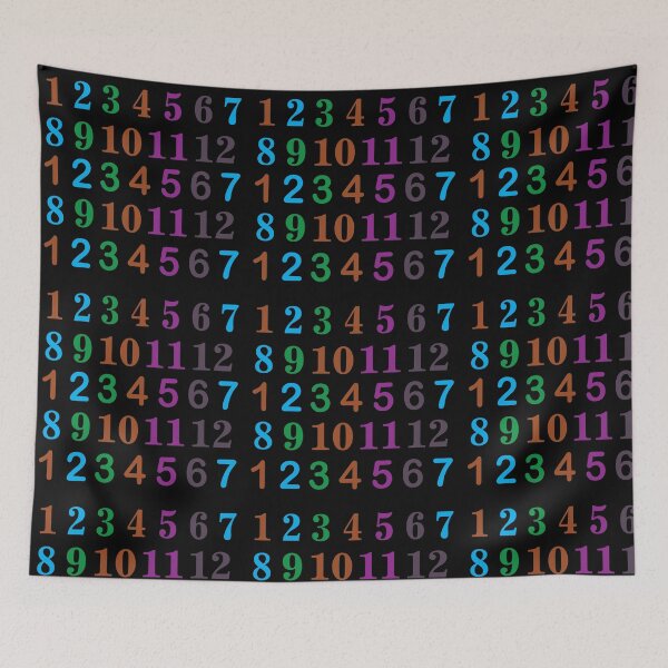 Item preview, Colorful Numbers designed and sold by Nisha Prabhu.