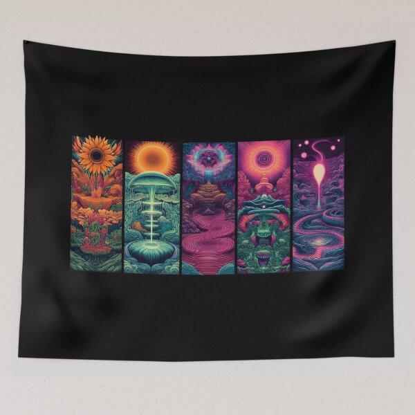 Item preview, 5 Levels of Psychedelic Experience - Shee Digital Art  designed and sold by SheeArtworks.