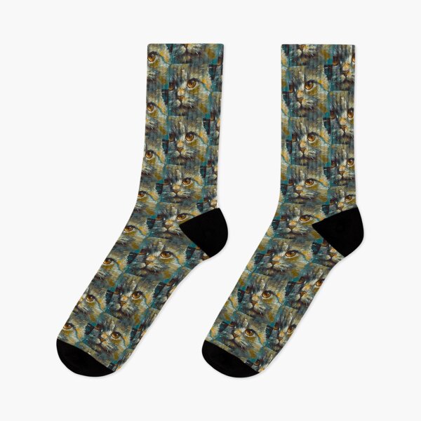 Item preview, Expressionist Cat Close-Up designed and sold by caracatita75.