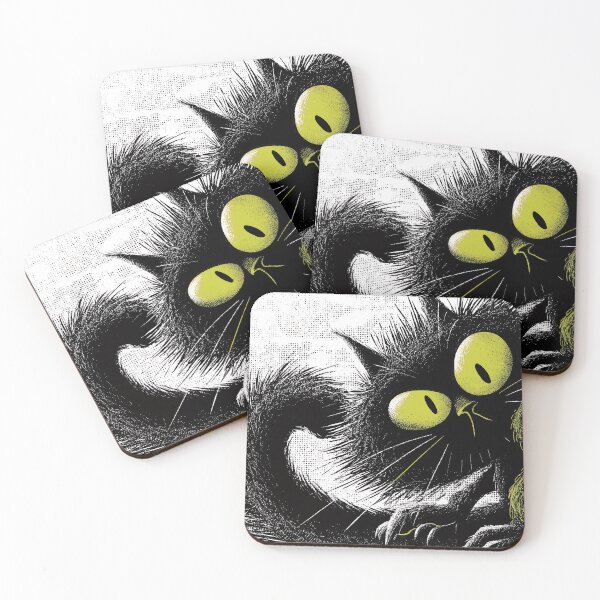 Item preview, Spooked cat designed and sold by Karaburmagirl.