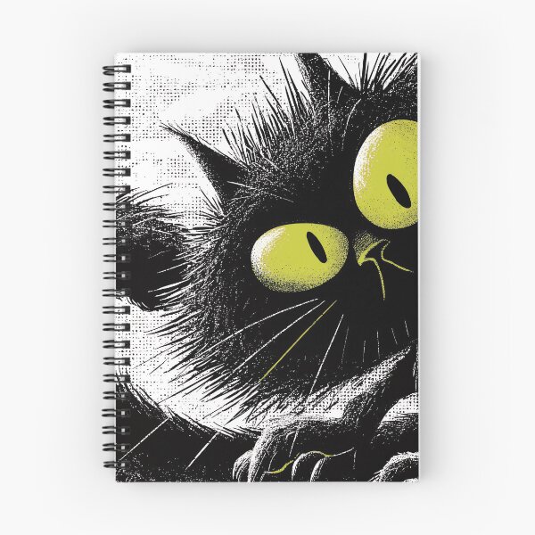 Item preview, Spooked cat designed and sold by Karaburmagirl.