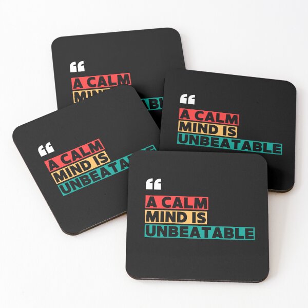 Item preview, A Calm Mind Is Unbeatable designed and sold by WarriorsArmour.