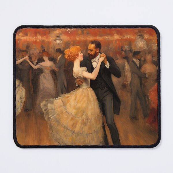 Item preview, Vintage Ball Painting, Couple At A Ball Print, Vintage Ballroom Dancing Art Print, Antique Dancing Wall Art, Dancing Oil Painting designed and sold by SavageVision.