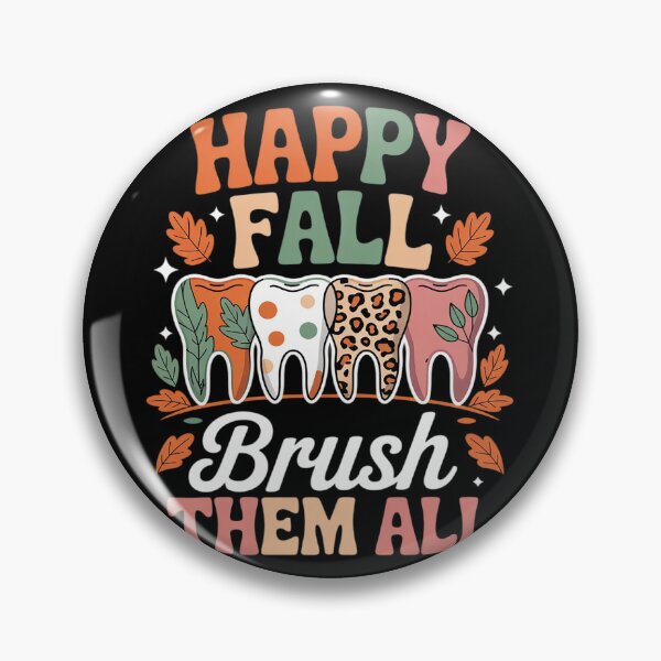 Item preview, Happy Fall Brush Them All Tooth Pumpkin Leopard Dental designed and sold by MonsterBuddiess.