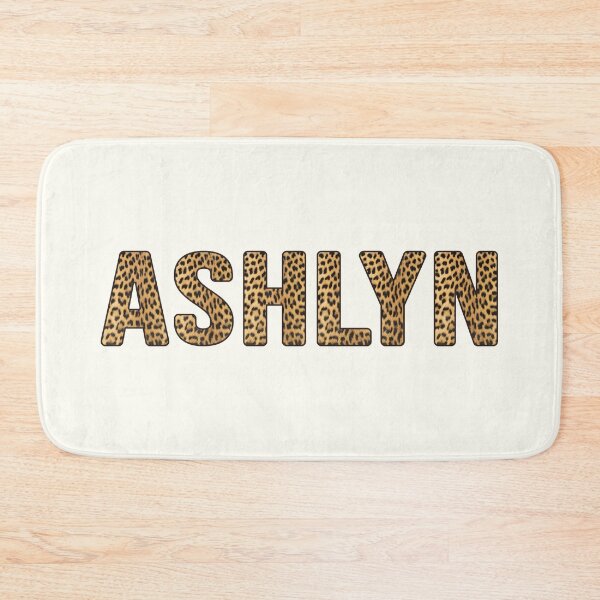 Item preview, Ashlyn Name Leopard Print designed and sold by Jeallan Designs.