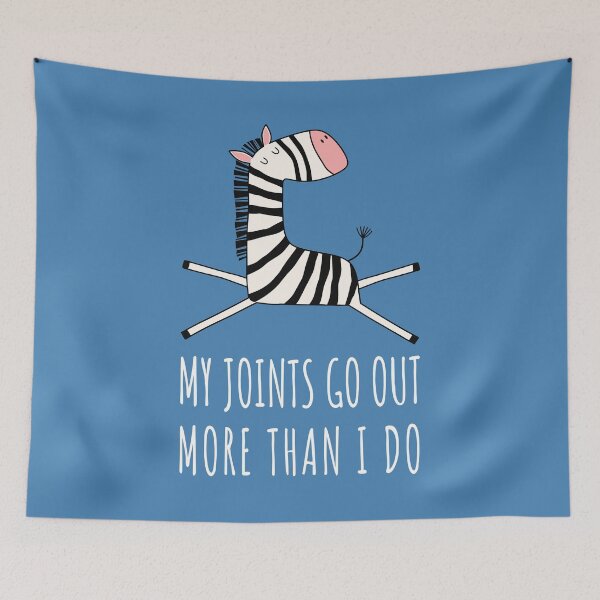 Item preview, Funny EDS Zebra – My Joints Go Out More Than I Do designed and sold by Designs by Jesabee.