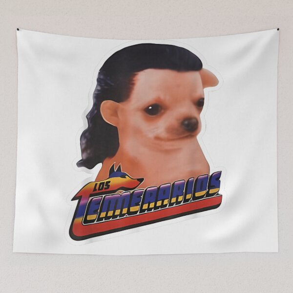 Item preview, Funny Los Temerarios Dog Meme Sticker Band Logo Humor Design designed and sold by WilliaMaler.