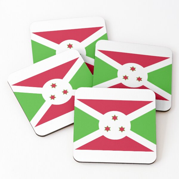Item preview, Burundi Flag – Stars of Unity and Peace Design designed and sold by Dany05117671.