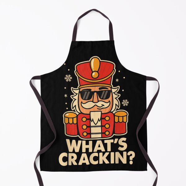 Item preview, Funny Nutcracker Soldier "What's Crackin" Cool Christmas Holiday Design designed and sold by WilliaMaler.