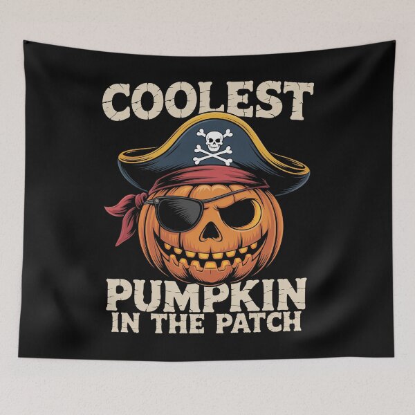 Item preview, Halloween Coolest Pumpkin In The Patch Pirate Pumpkin designed and sold by JonGogue.