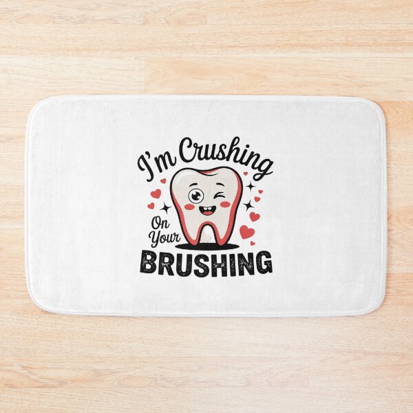 Item preview, I'm Crushing On Your Brushing Dental Dentist Valentine 1 designed and sold by MonsterBuddiess.