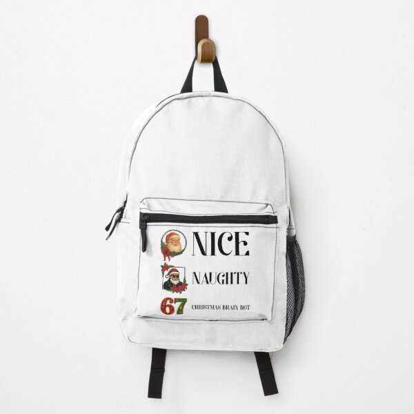 Item preview, Nice Naughty 67 Christmas Brain Rot | Minimalist Santa Design designed and sold by PROPera-design.