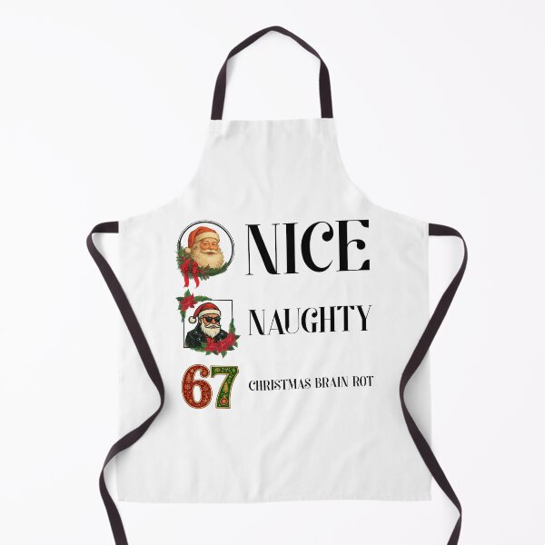 Item preview, Nice Naughty 67 Christmas Brain Rot | Minimalist Santa Design designed and sold by PROPera-design.