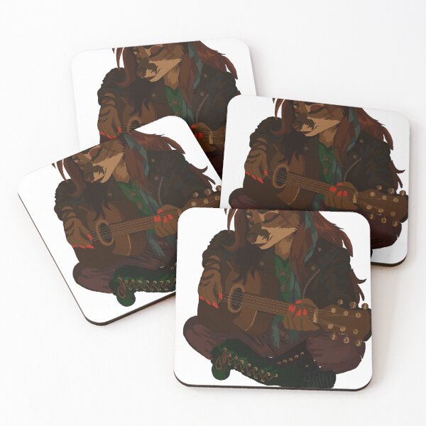Item preview, Thylacine Guitarist Woman designed and sold by KlakkDrawsStuff.