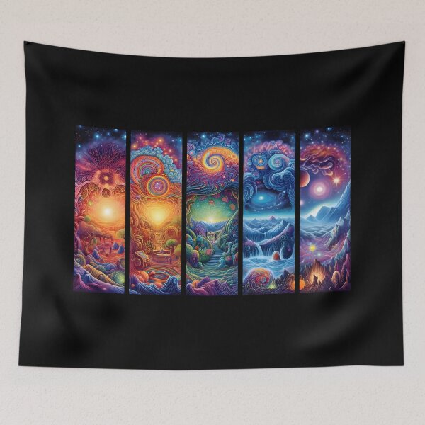 Item preview, 5 Levels of Psychedelic Experience - Shee Digital Art  designed and sold by SheeArtworks.