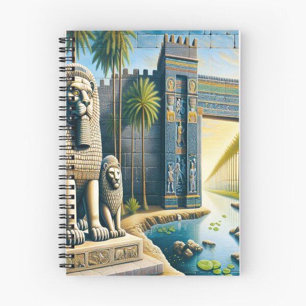Item preview, Lion of Babylon, Ishtar Gate, Mesopotamia, palm tree designed and sold by Redbdon.